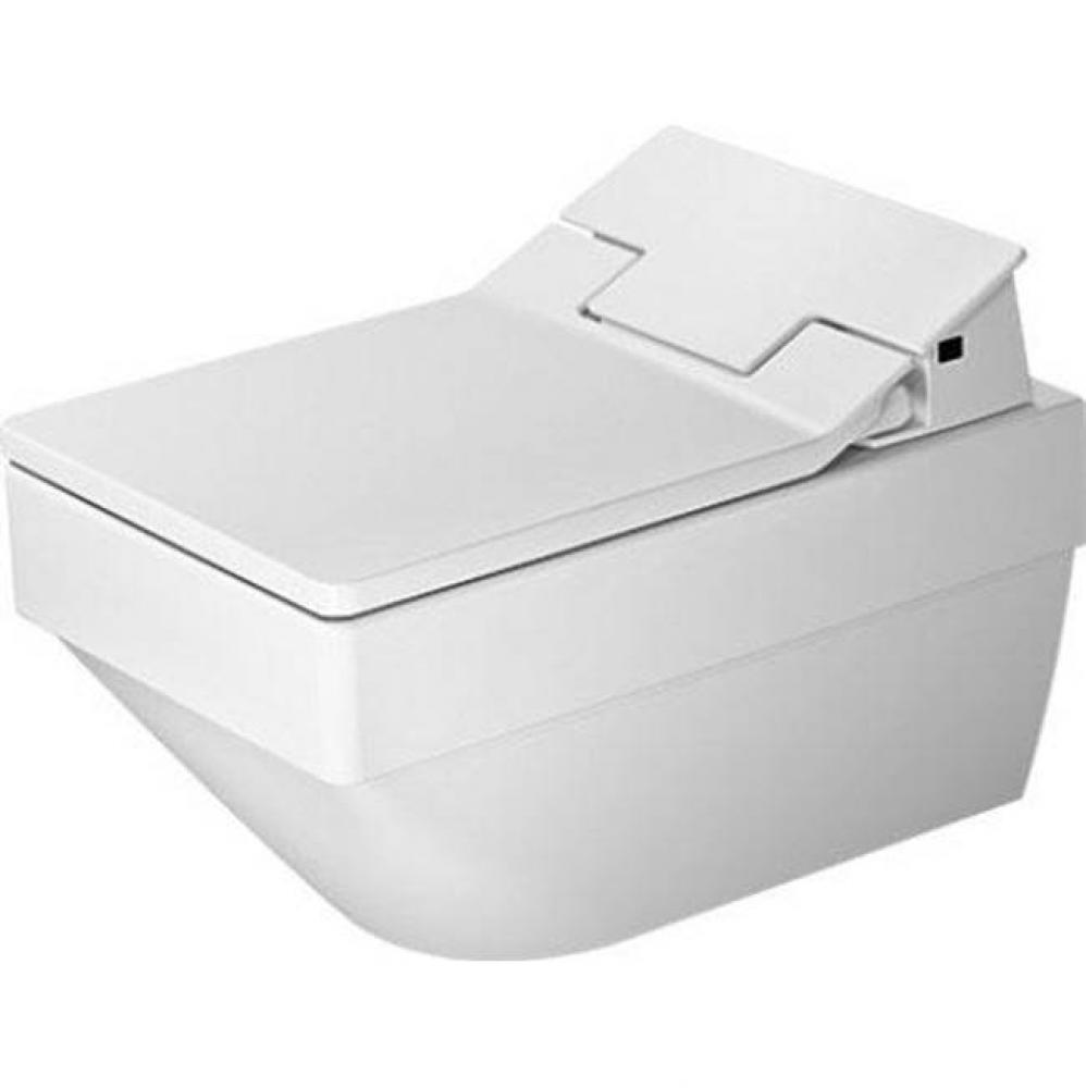 Duravit Vero Air Wall-Mounted Toilet Bowl for Shower-Toilet Seat White with WonderGliss