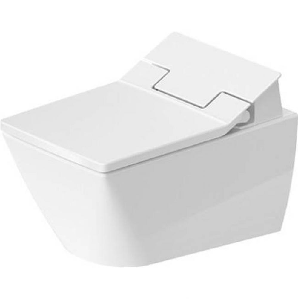 Duravit Viu Wall-Mounted Toilet Bowl for Shower-Toilet Seat White with WonderGliss