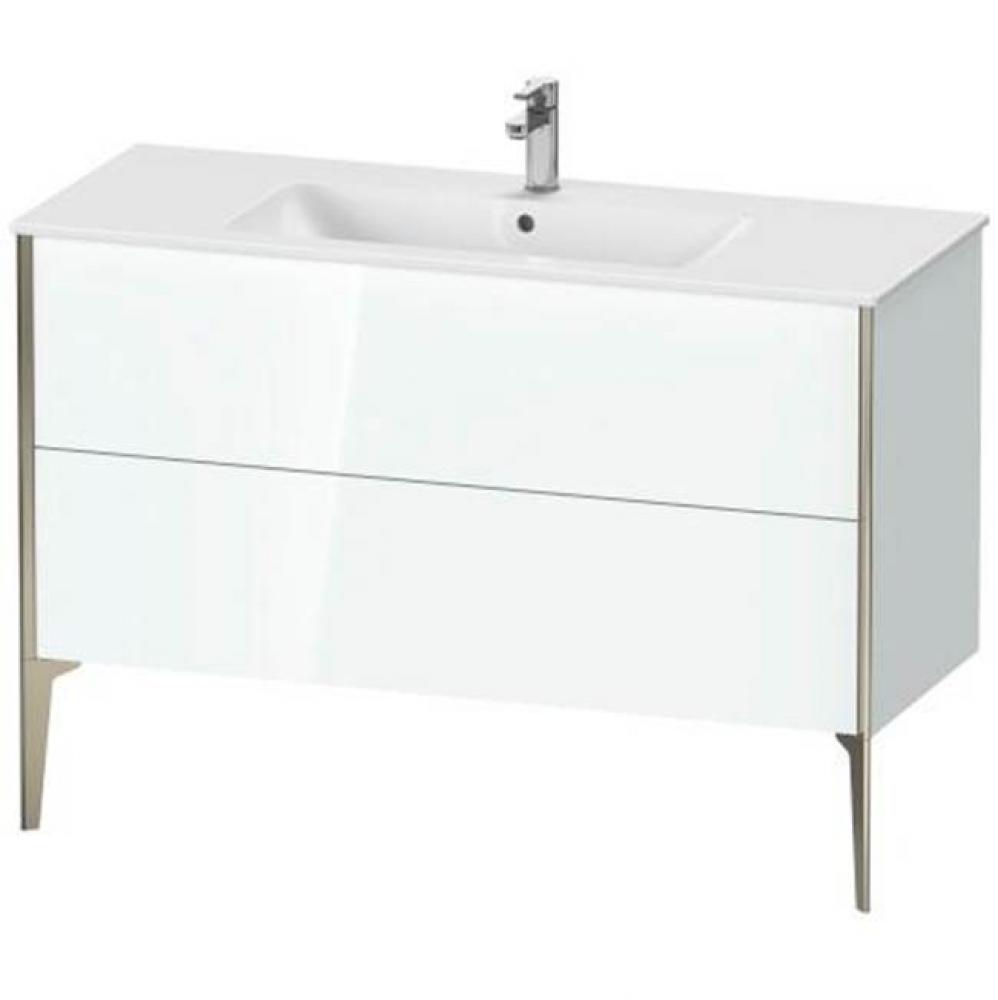Duravit XViu Two Drawer Floorstanding Vanity Unit White