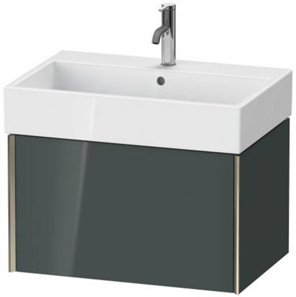 Duravit XViu One Drawer Wall-Mount Vanity Unit Dolomite Gray