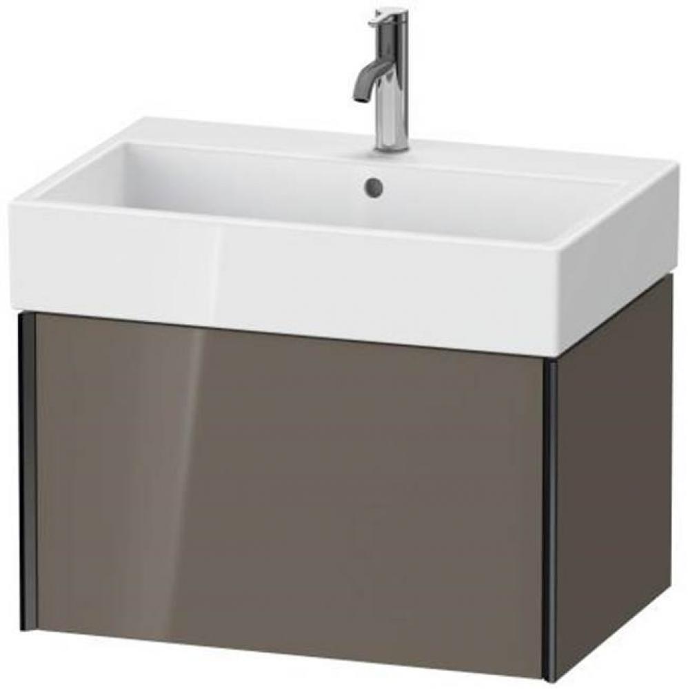 Duravit XViu One Drawer Wall-Mount Vanity Unit Flannel Gray