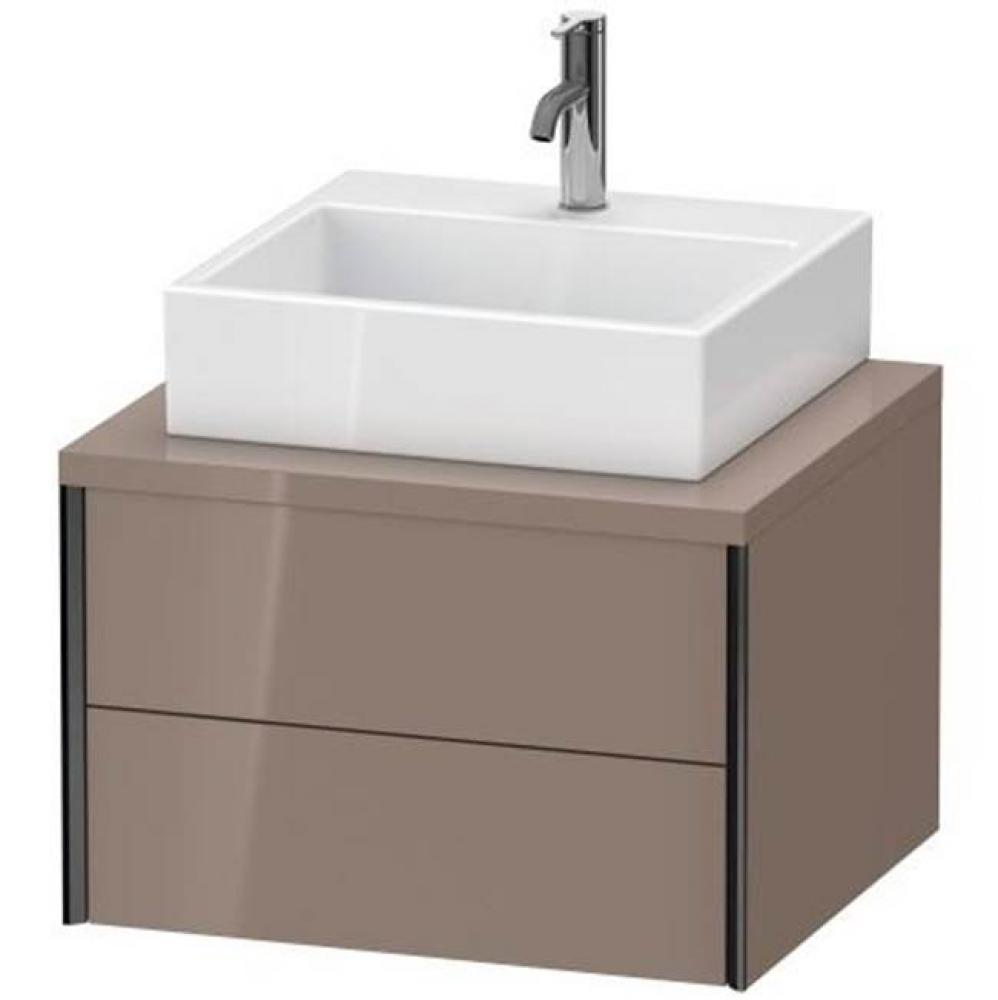 Duravit XViu Vanity Unit for Console  Cappuccino High Gloss