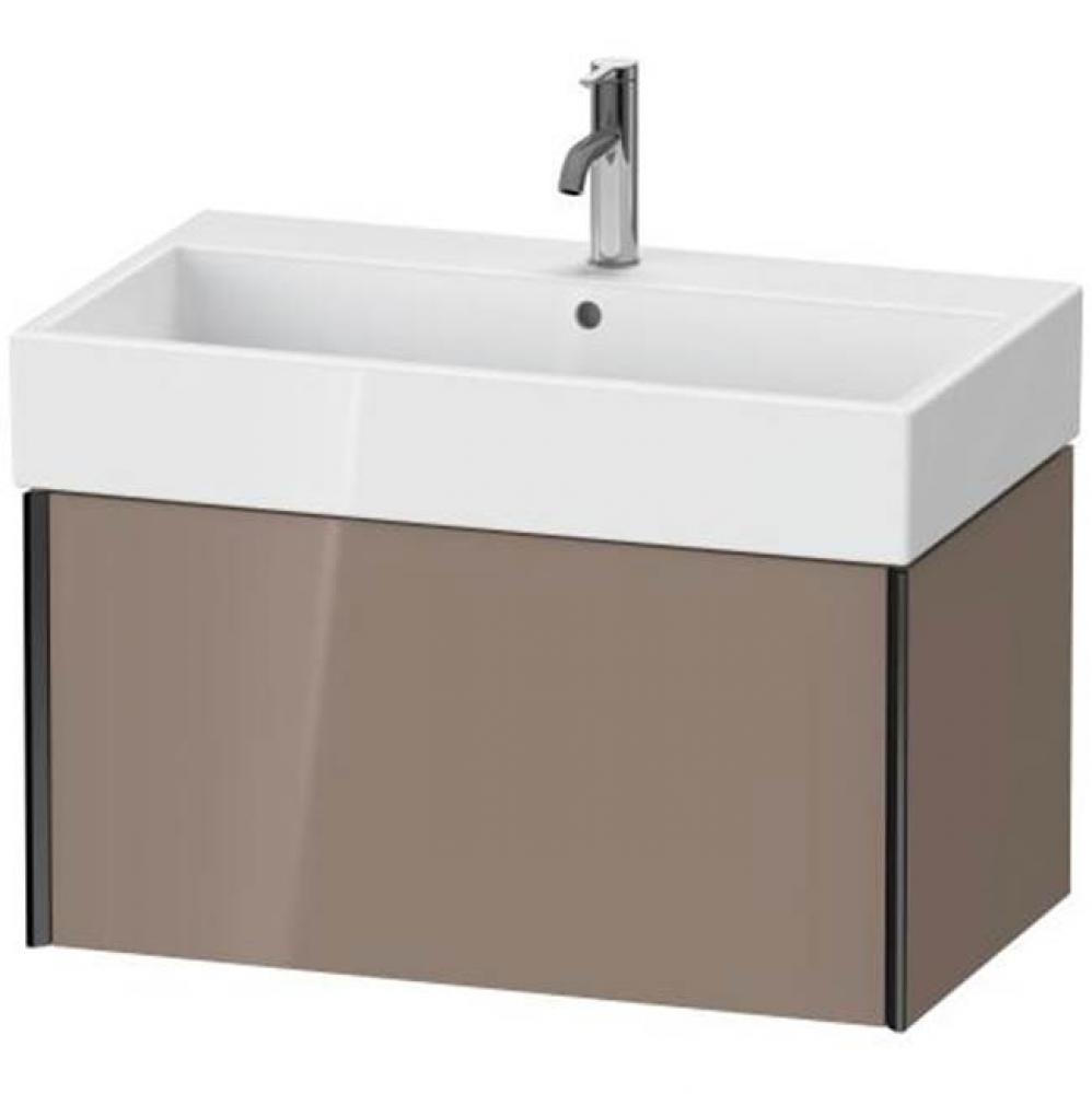 Duravit XViu One Drawer Wall-Mount Vanity Unit Cappuccino