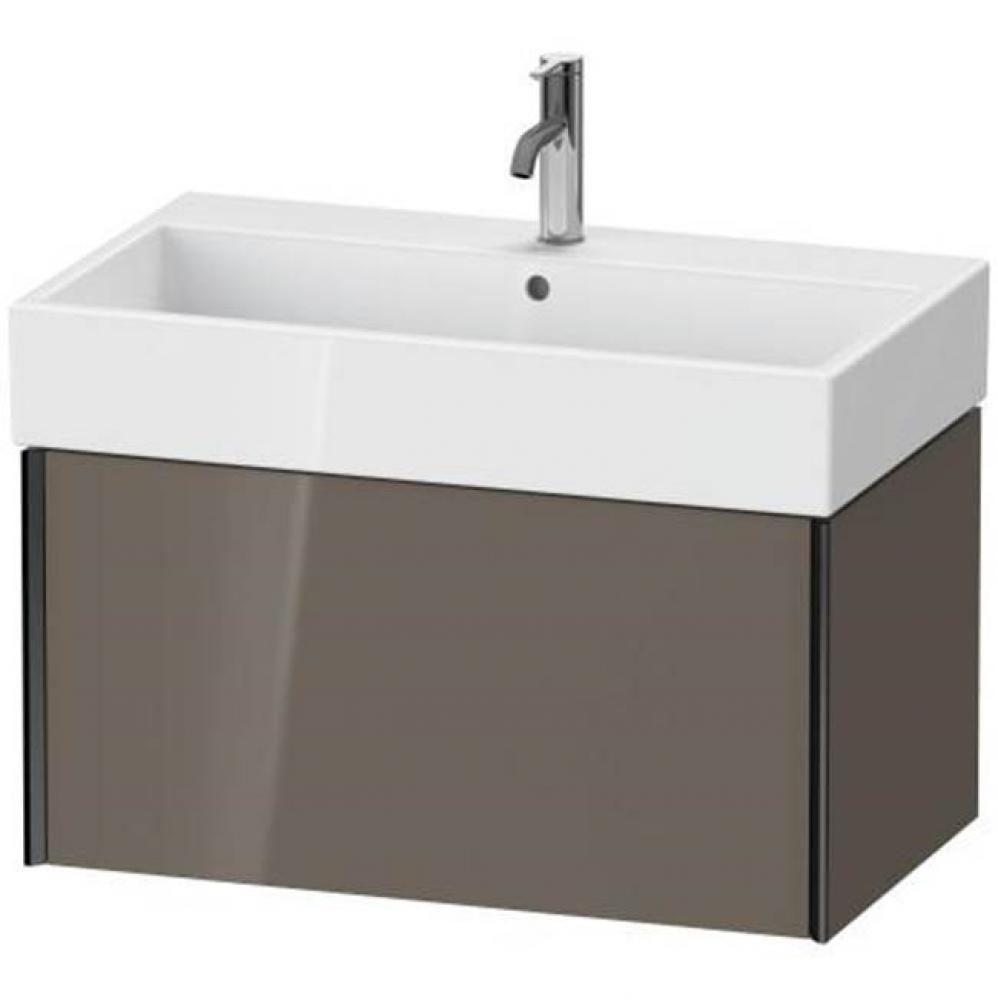 Duravit XViu One Drawer Wall-Mount Vanity Unit Flannel Gray