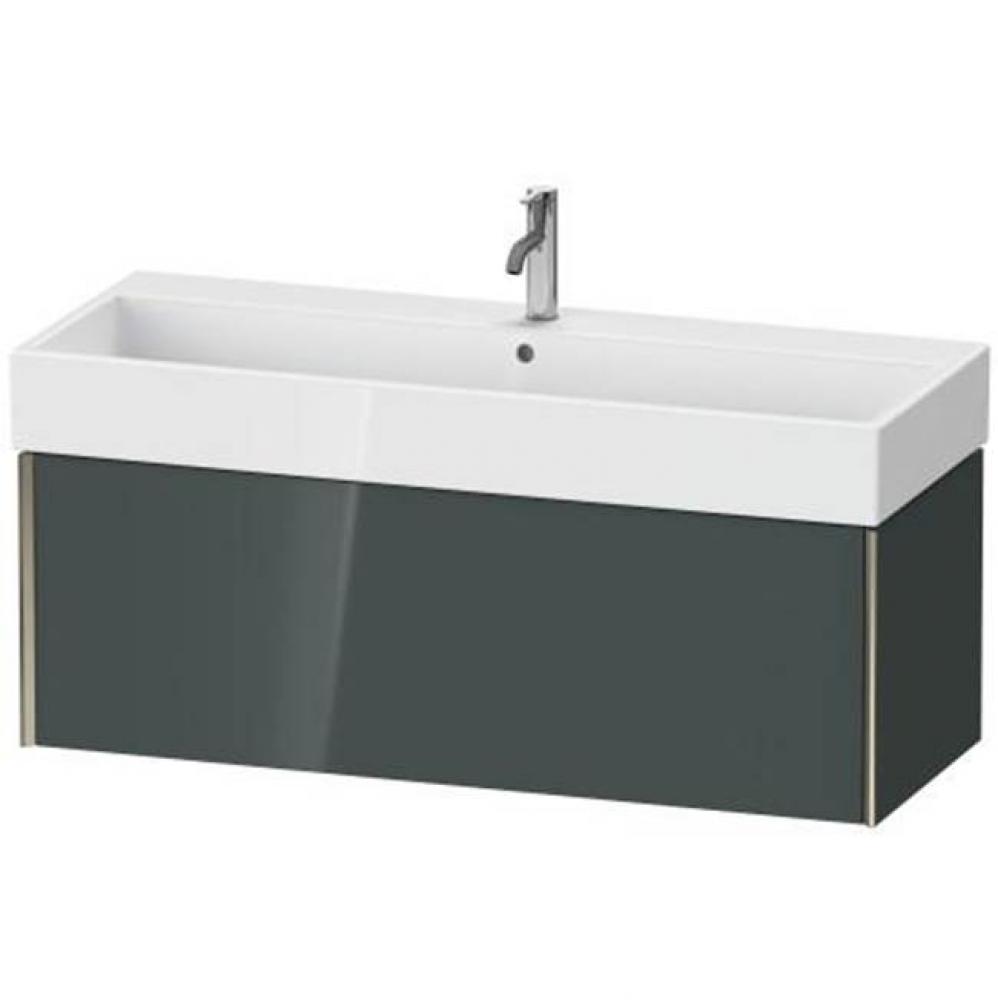 Duravit XViu One Drawer Wall-Mount Vanity Unit Dolomite Gray