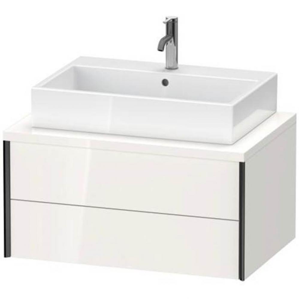 Duravit XViu Vanity Unit for Console  White High Gloss