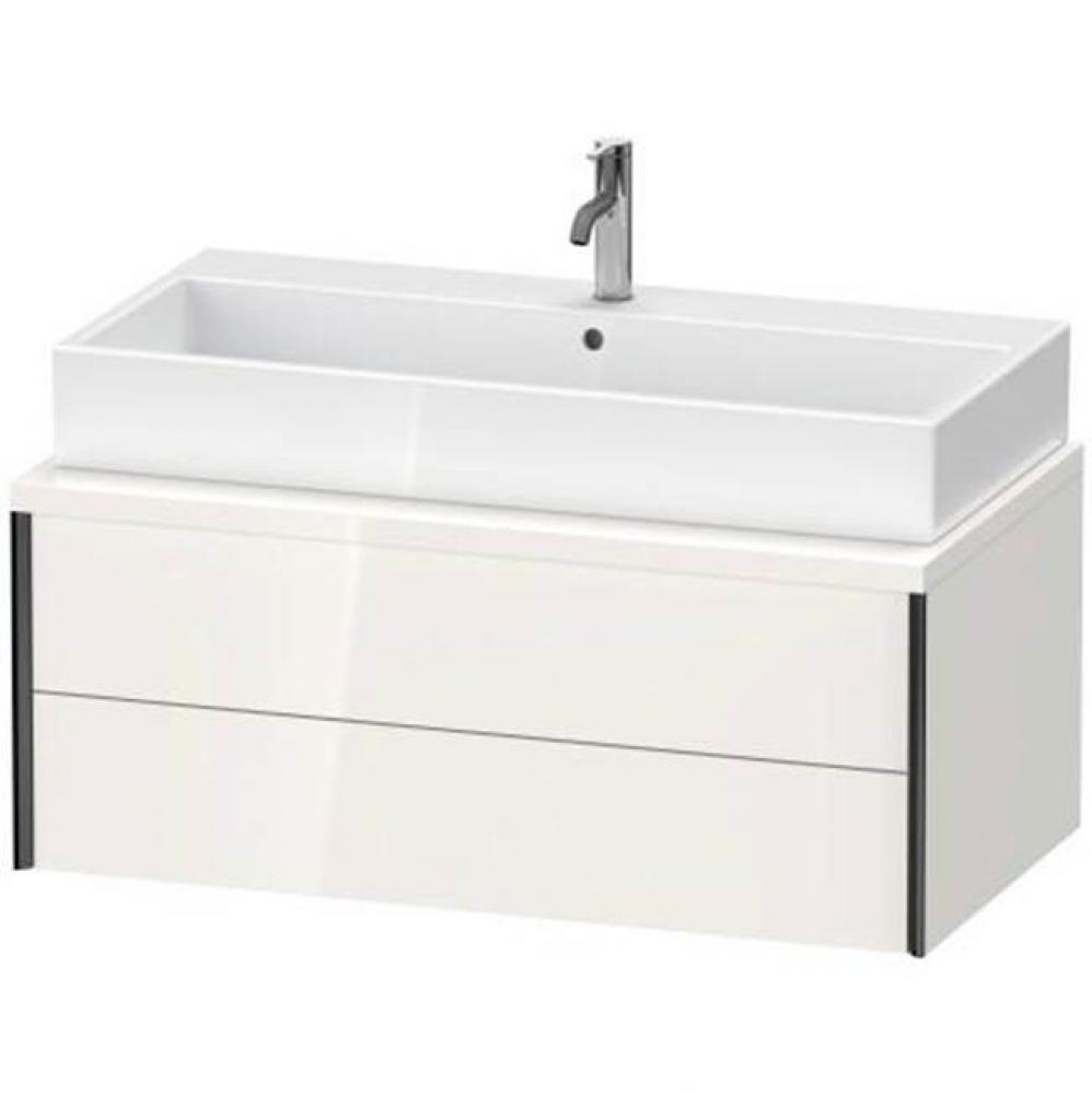 Duravit XViu Vanity Unit for Console  White High Gloss