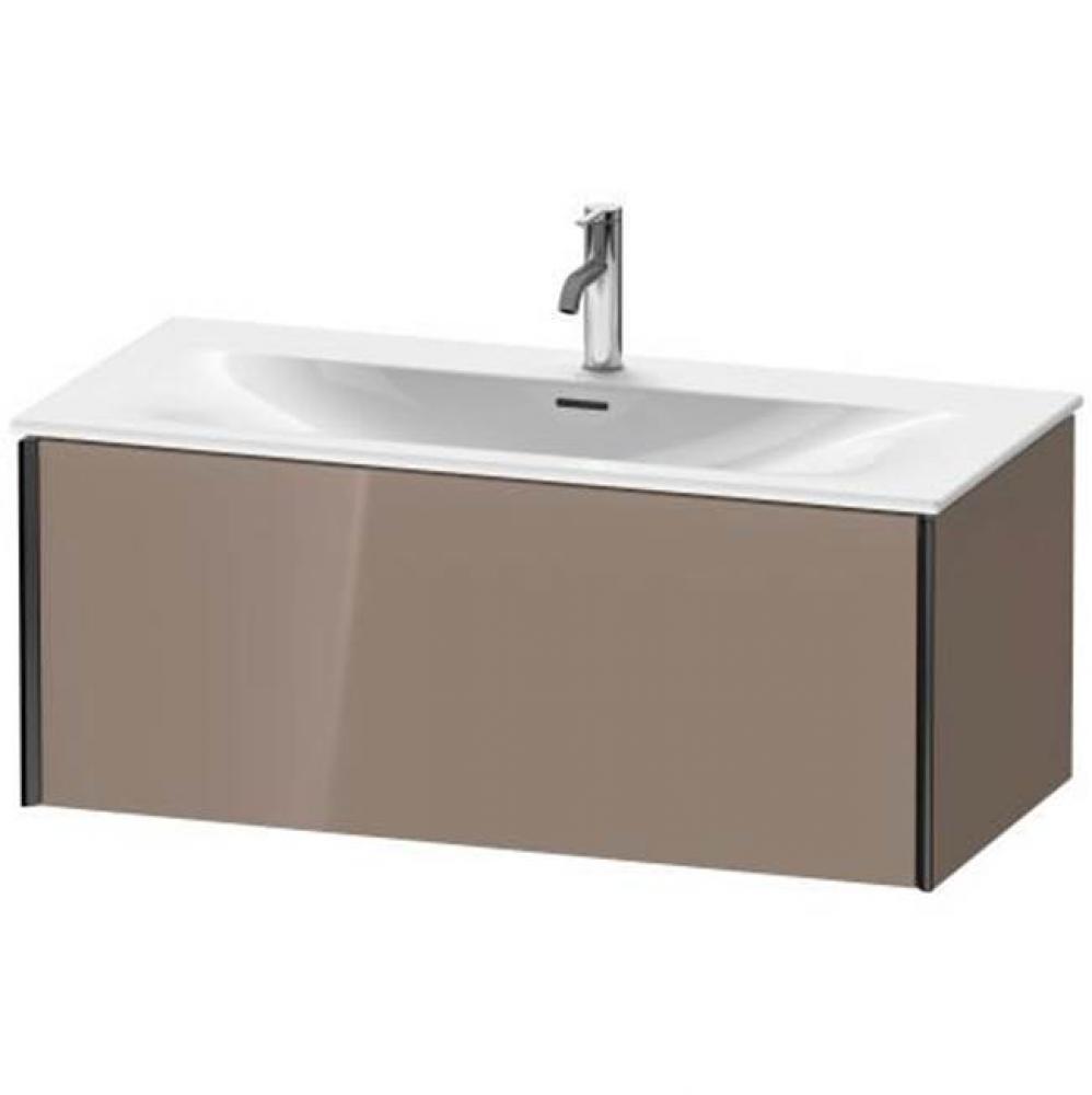 Duravit XViu One Drawer Wall-Mount Vanity Unit Cappuccino