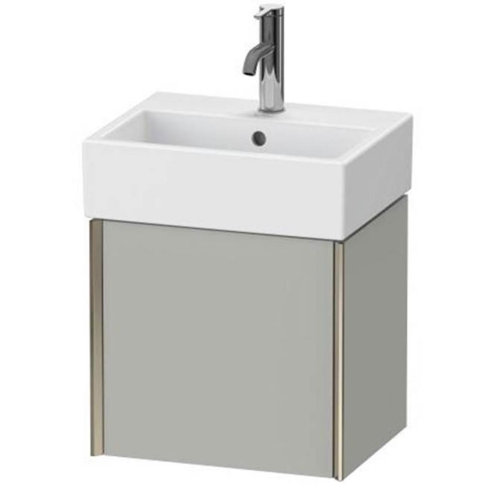 Duravit XViu One Door Wall-Mount Vanity Unit Concrete Gray