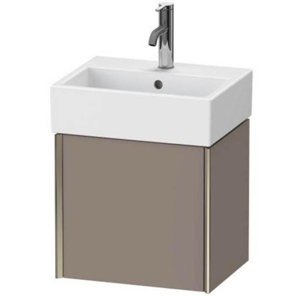 Duravit XViu One Door Wall-Mount Vanity Unit Basalt