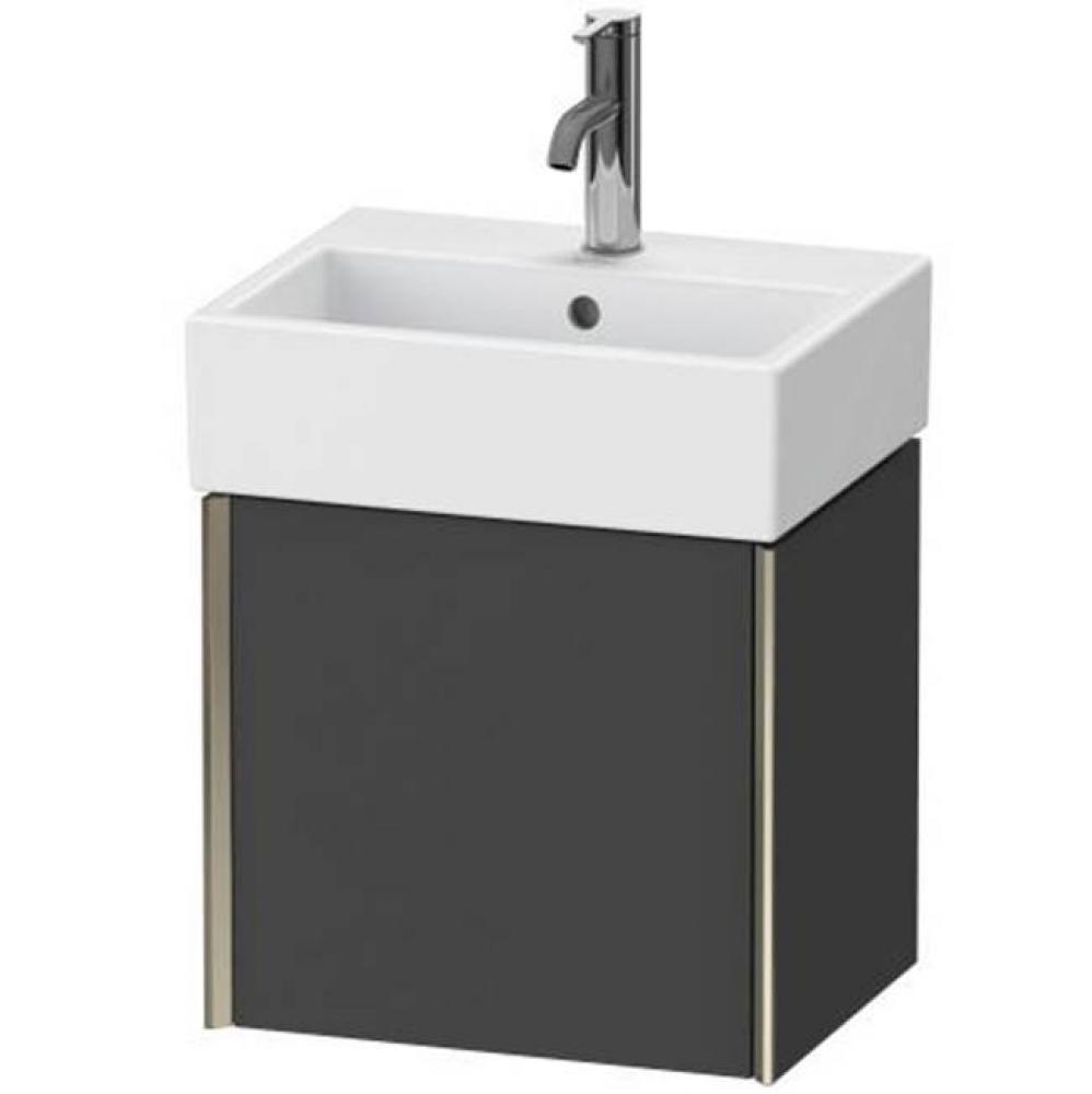 Duravit XViu One Door Wall-Mount Vanity Unit Graphite