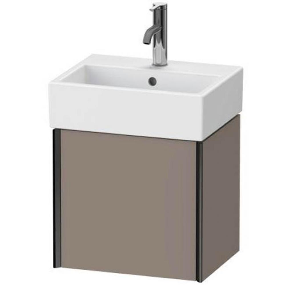 Duravit XViu One Door Wall-Mount Vanity Unit Basalt