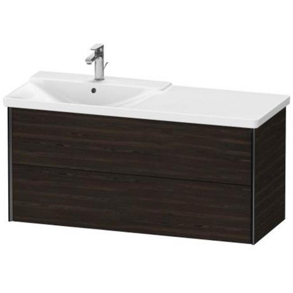 Duravit XViu Vanity Unit Wall-Mounted  Brushed Walnut