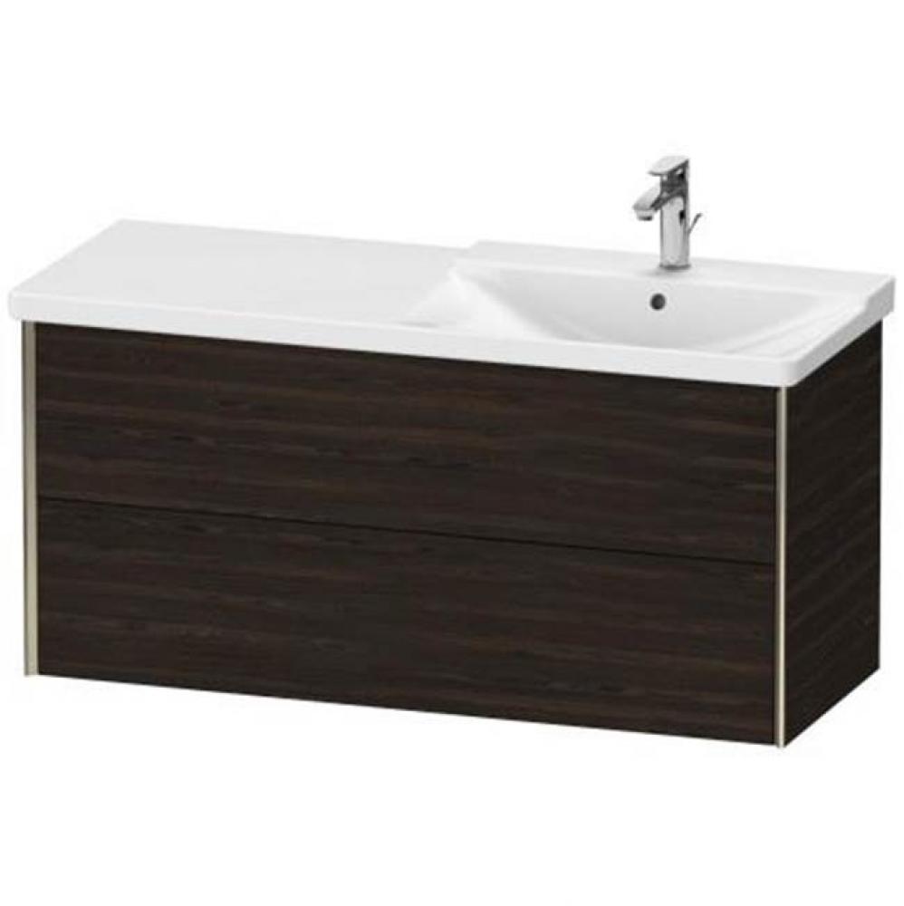 Duravit XViu Vanity Unit Wall-Mounted  Brushed Walnut