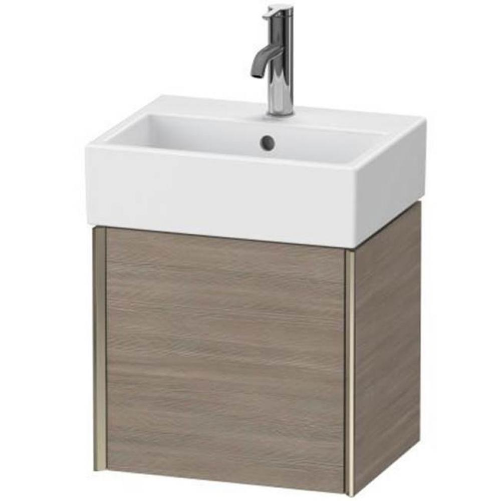 Duravit XViu One Door Wall-Mount Vanity Unit Silver Pine