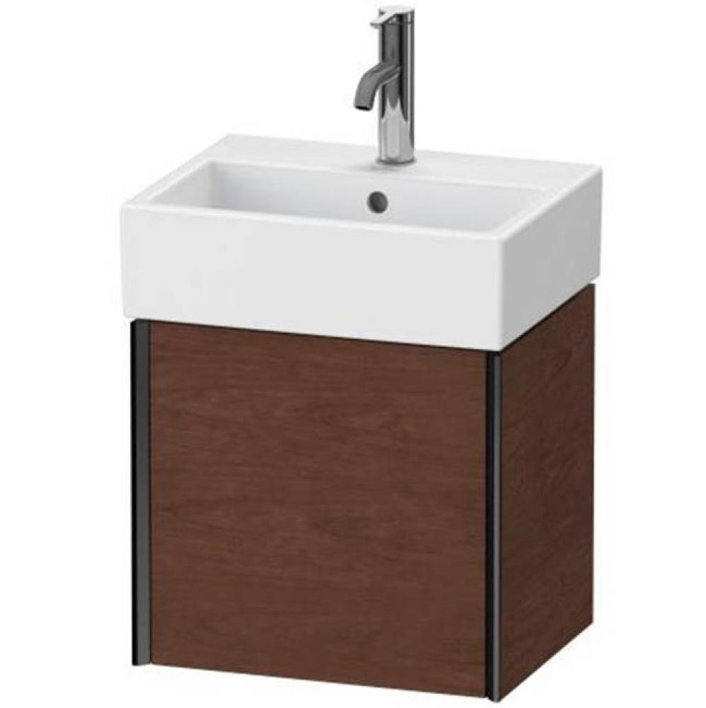 Duravit XViu One Door Wall-Mount Vanity Unit American Walnut