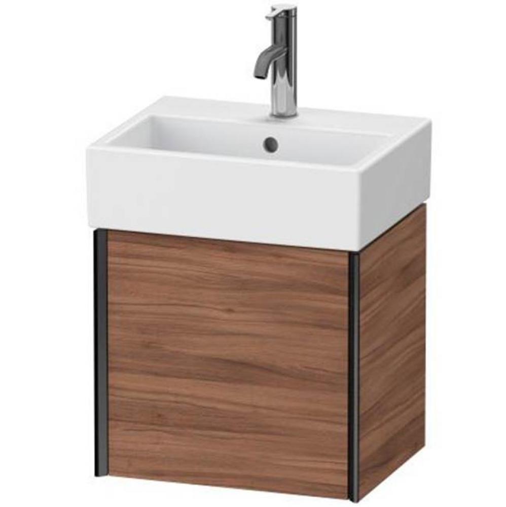 Duravit XViu One Door Wall-Mount Vanity Unit Walnut