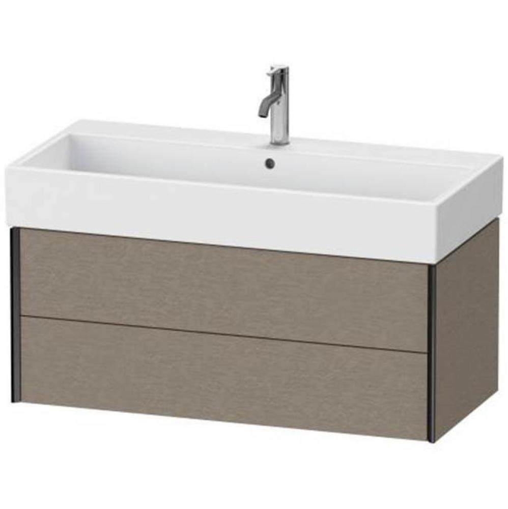 Duravit XViu Two Drawer Wall-Mount Vanity Unit Cashmere Oak