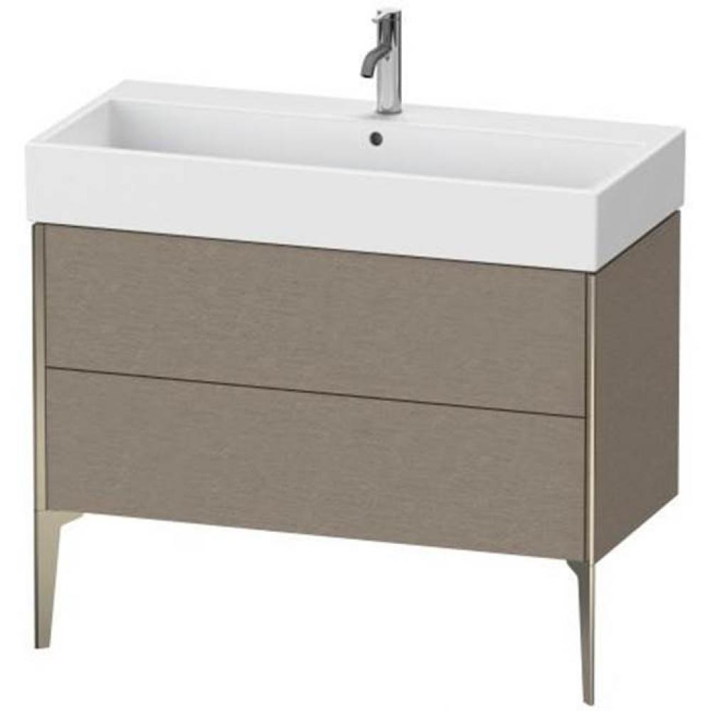 Duravit XViu Two Drawer Floorstanding Vanity Unit Cashmere Oak