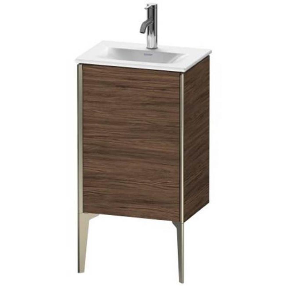 Duravit XViu One Door Floorstanding Vanity Unit Walnut Dark