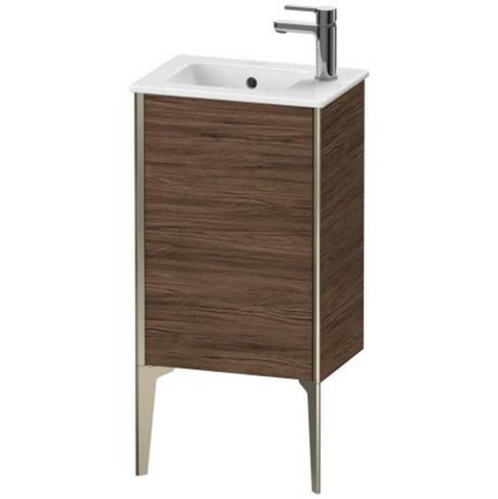 Duravit XViu One Door Floorstanding Vanity Unit Walnut Dark