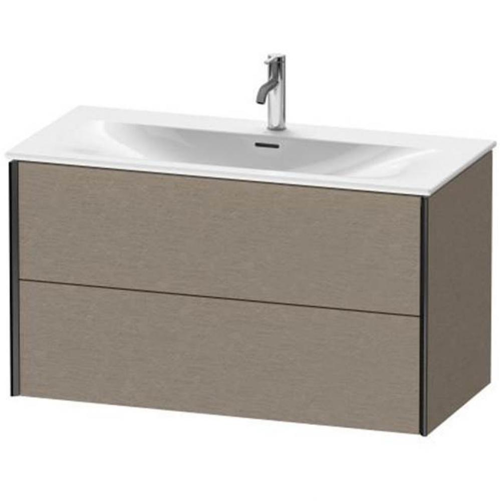 Duravit XViu Two Drawer Wall-Mount Vanity Unit Cashmere Oak