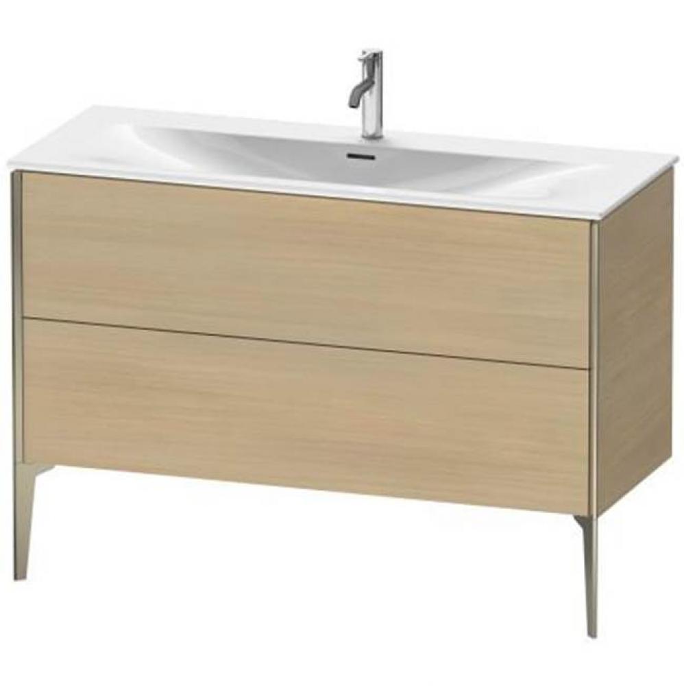 Duravit XViu Two Drawer Floorstanding Vanity Unit Mediterranean Oak