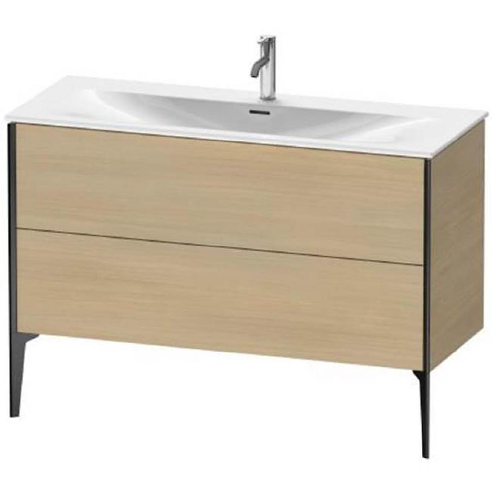 Duravit XViu Two Drawer Floorstanding Vanity Unit Mediterranean Oak