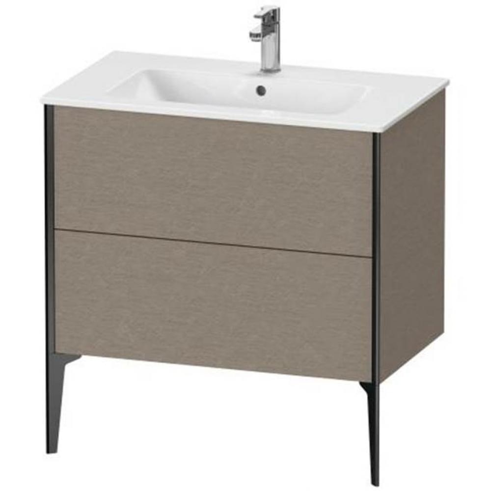 Duravit XViu Two Drawer Floorstanding Vanity Unit Cashmere Oak