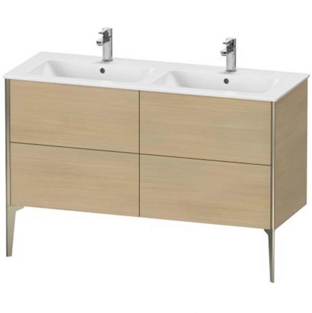 Duravit XViu Four Drawer Floorstanding Vanity Unit Mediterranean Oak