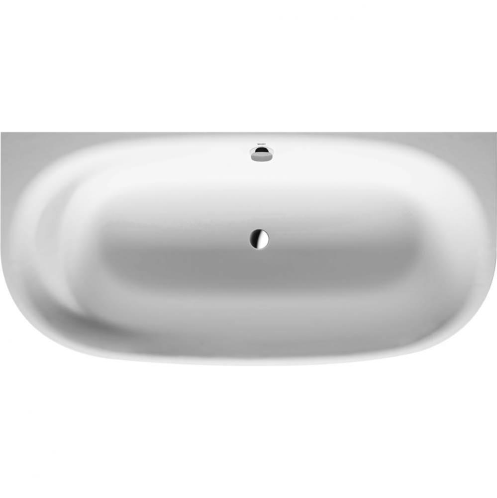 Duravit Cape Cod Back-to-Wall Bathtub White