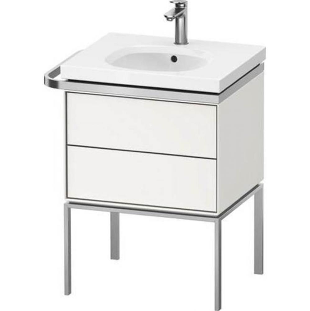 Duravit Aurena 23'' Wall Mount Two Drawer Single Vanity Cabinet in Satin Matte White, Si