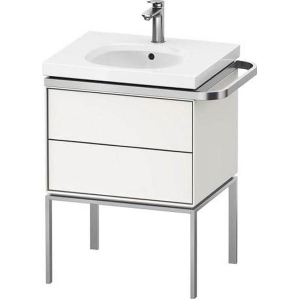 Duravit Aurena 23'' Wall Mount Two Drawer Single Vanity Cabinet in Satin Matte White, Si