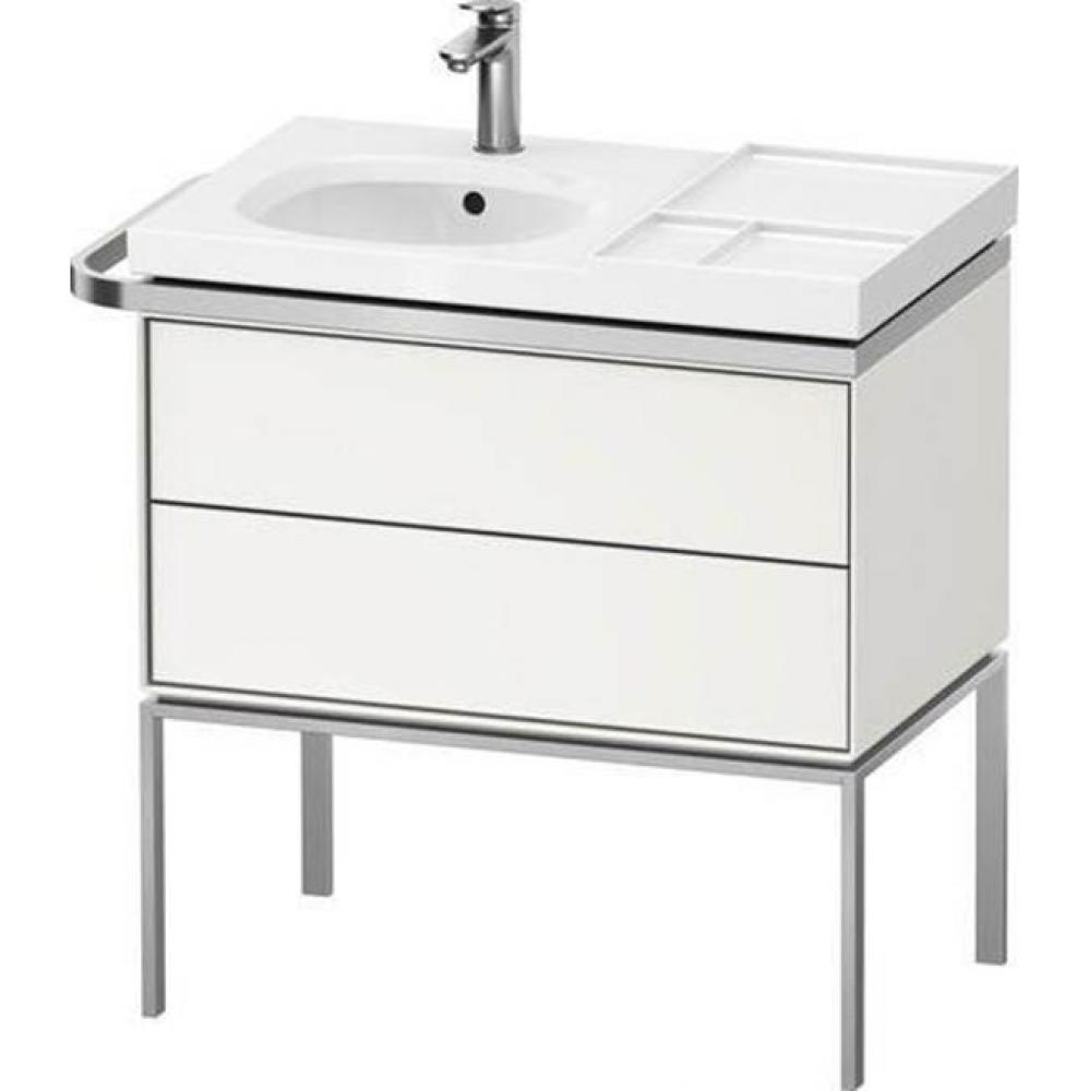 Duravit Aurena 30 7/8'' Wall Mount Two Drawer Single Vanity Cabinet in Satin Matte White