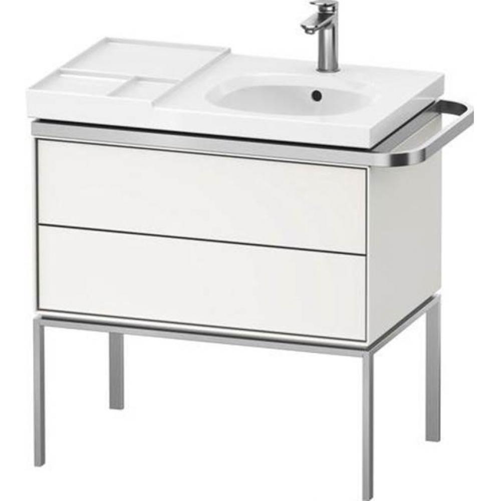 Duravit Aurena 30 7/8'' Wall Mount Two Drawer Single Vanity Cabinet in Satin Matte White