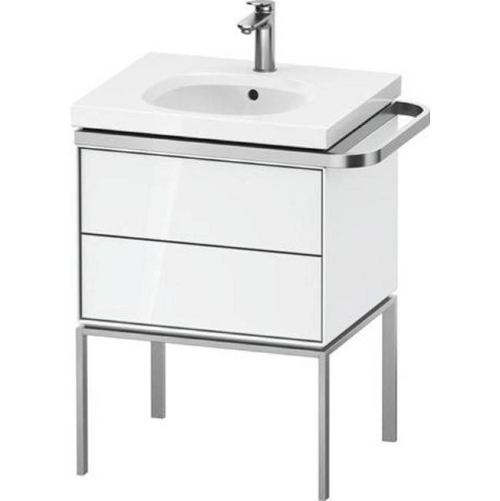 Duravit Aurena 23'' Wall Mount Two Drawer Single Vanity Cabinet in High Gloss White, Sin