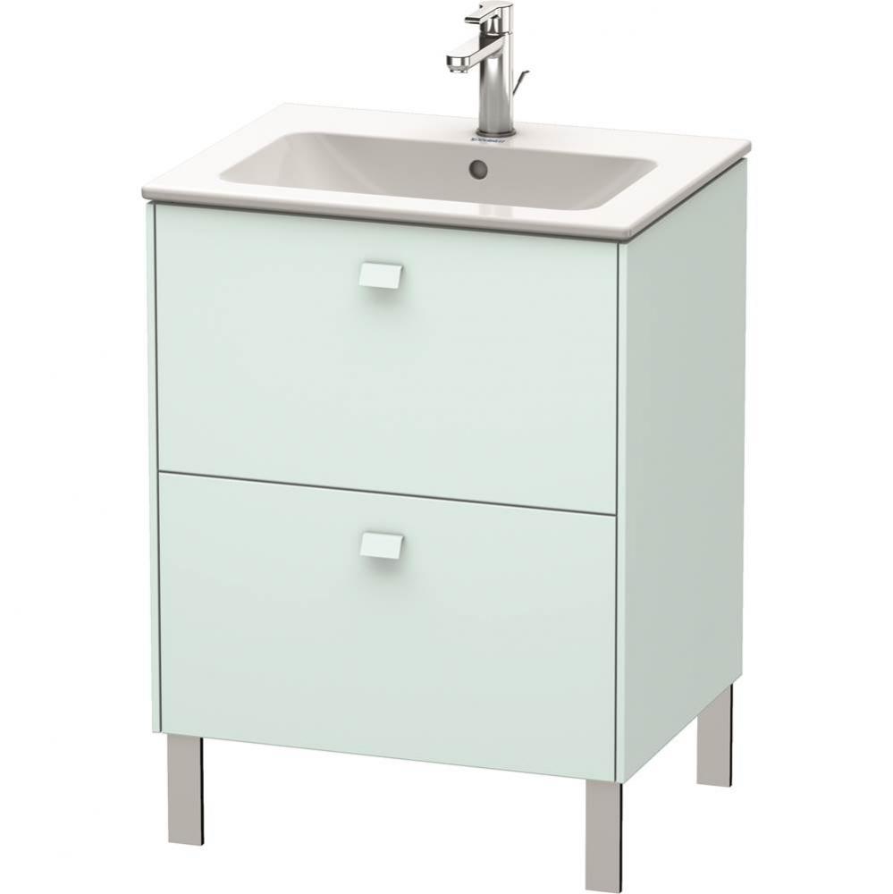 Duravit Brioso Floor Standing Vanity Unit  Light Blue Matte