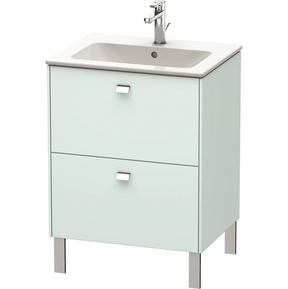 Duravit Brioso Floor Standing Vanity Unit  Light Blue Matte