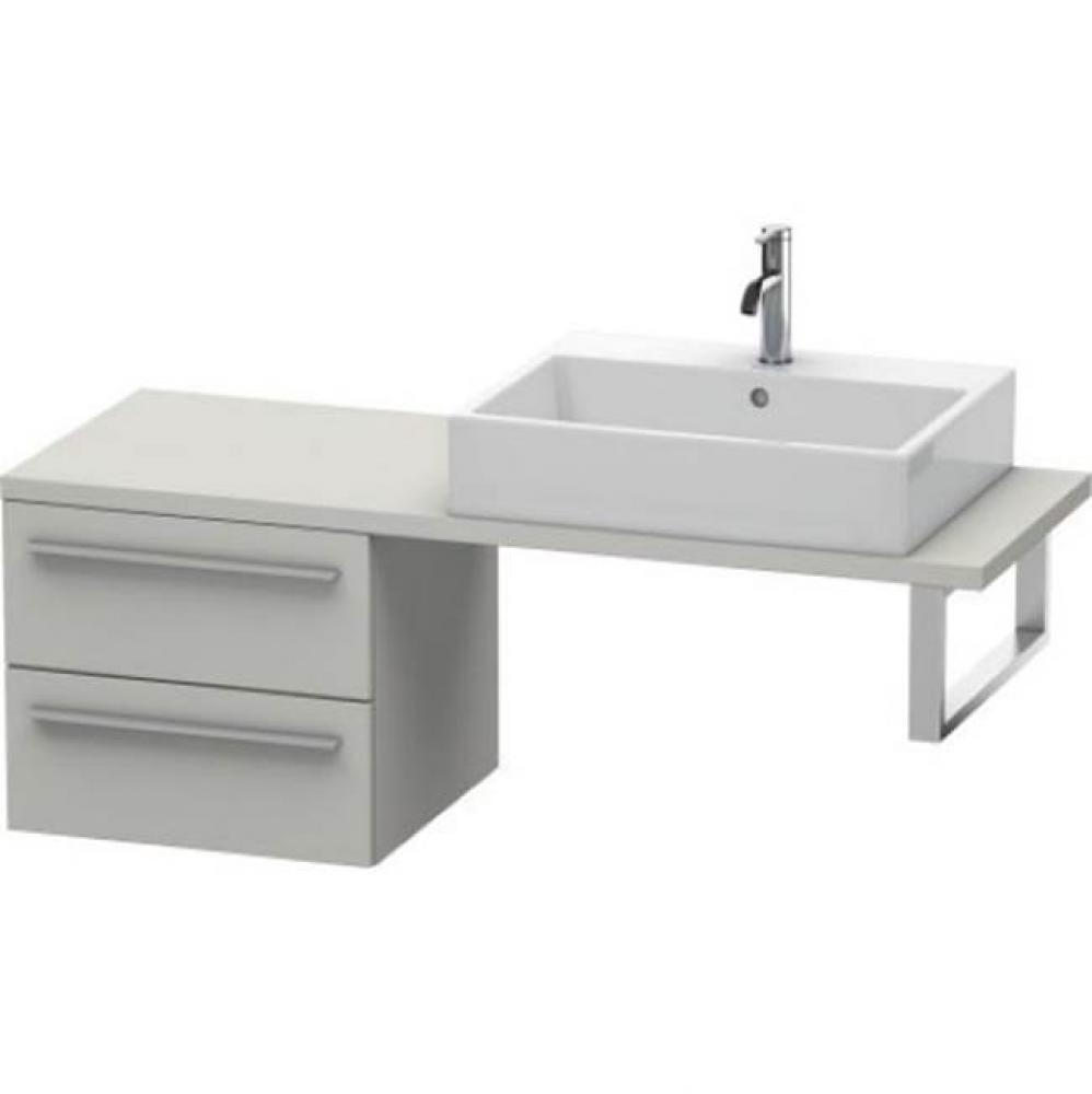 Duravit X-Large Vanity Unit for Console  Concrete Gray Matte