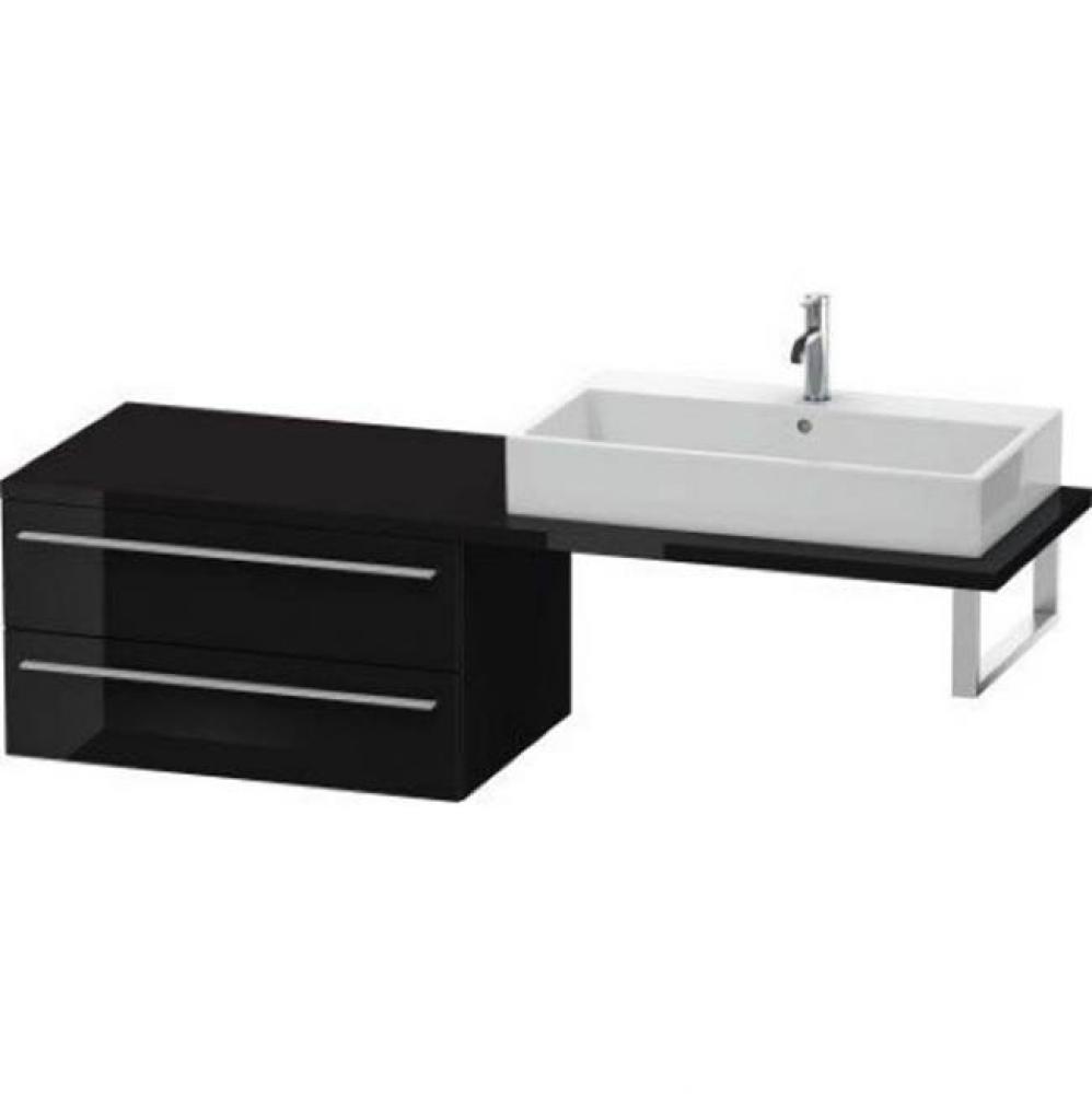 Duravit X-Large Vanity Unit for Console  Black High Gloss