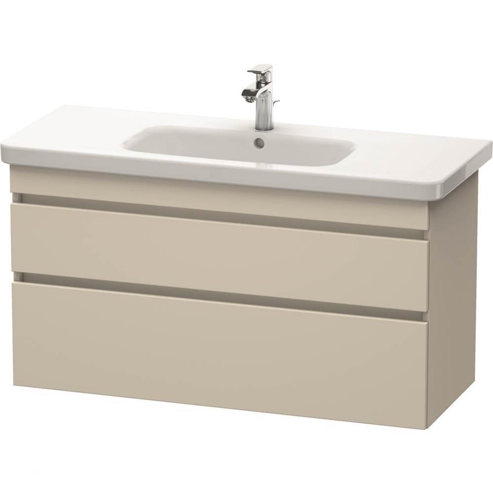 Duravit DuraStyle Two Drawer Wall-Mount Vanity Unit Taupe