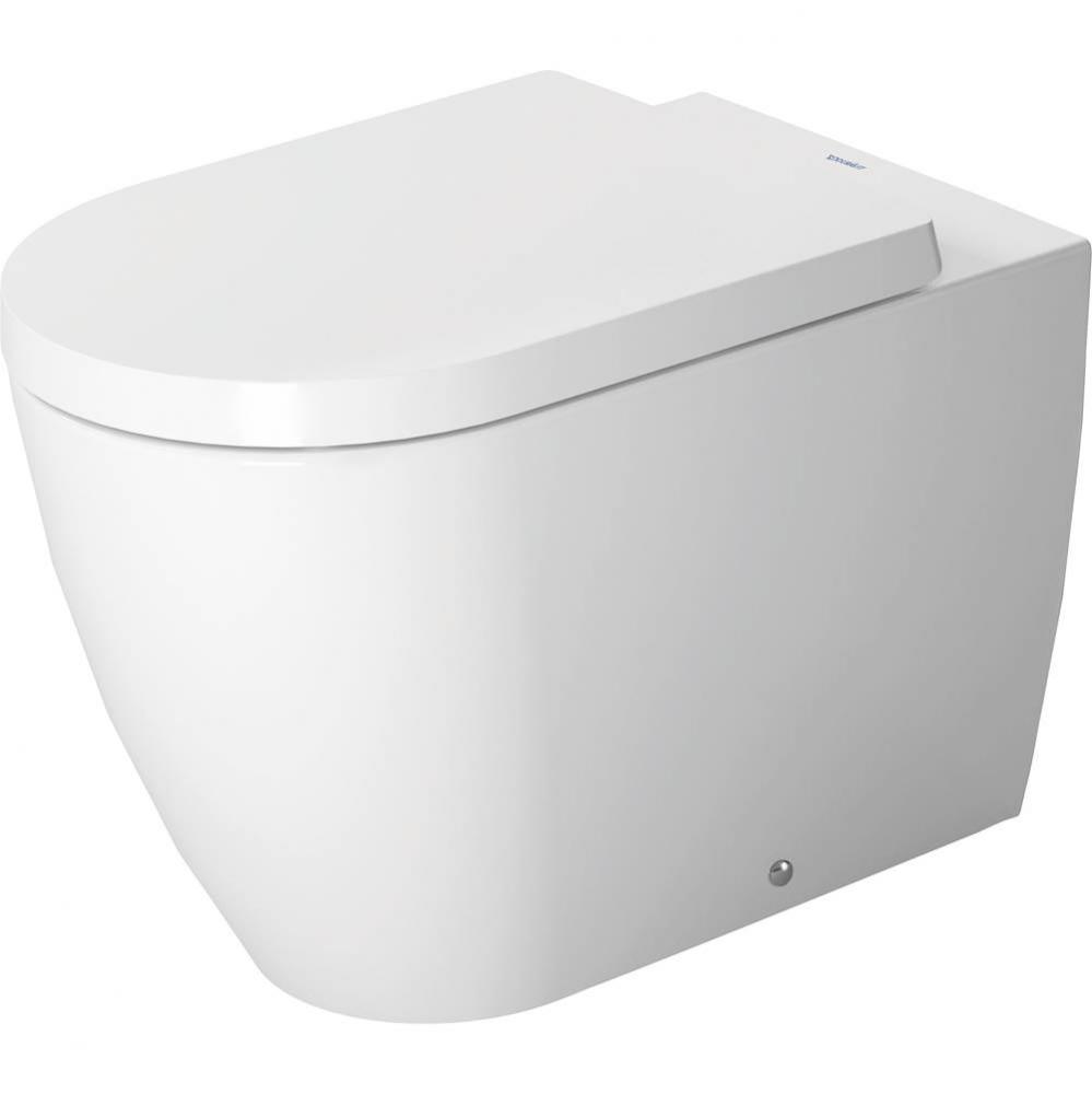 ME by Starck Floorstanding Toilet Bowl White with HygieneGlaze