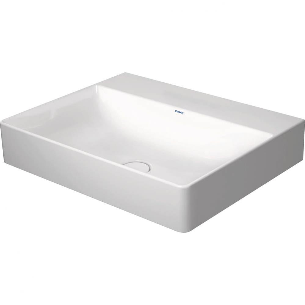 DuraSquare Wall-Mount Sink White with WonderGliss