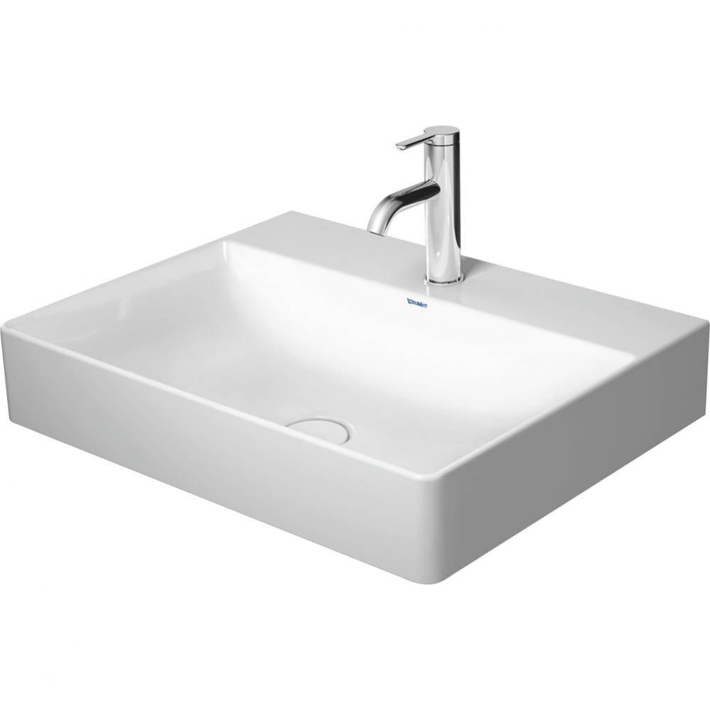DuraSquare Wall-Mount Sink White with WonderGliss