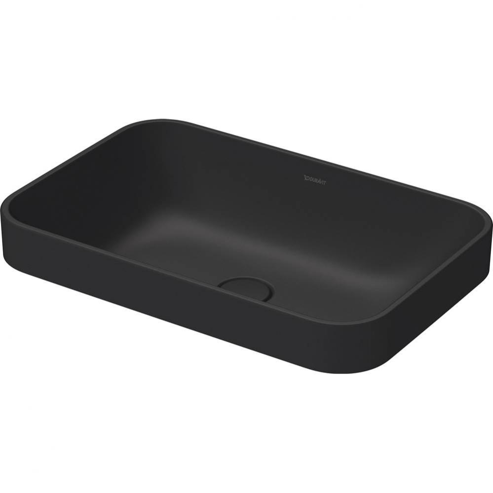 Duravit Happy D.2 23 5/8'' Rectangular Vessel Sink in Matte Anthracite