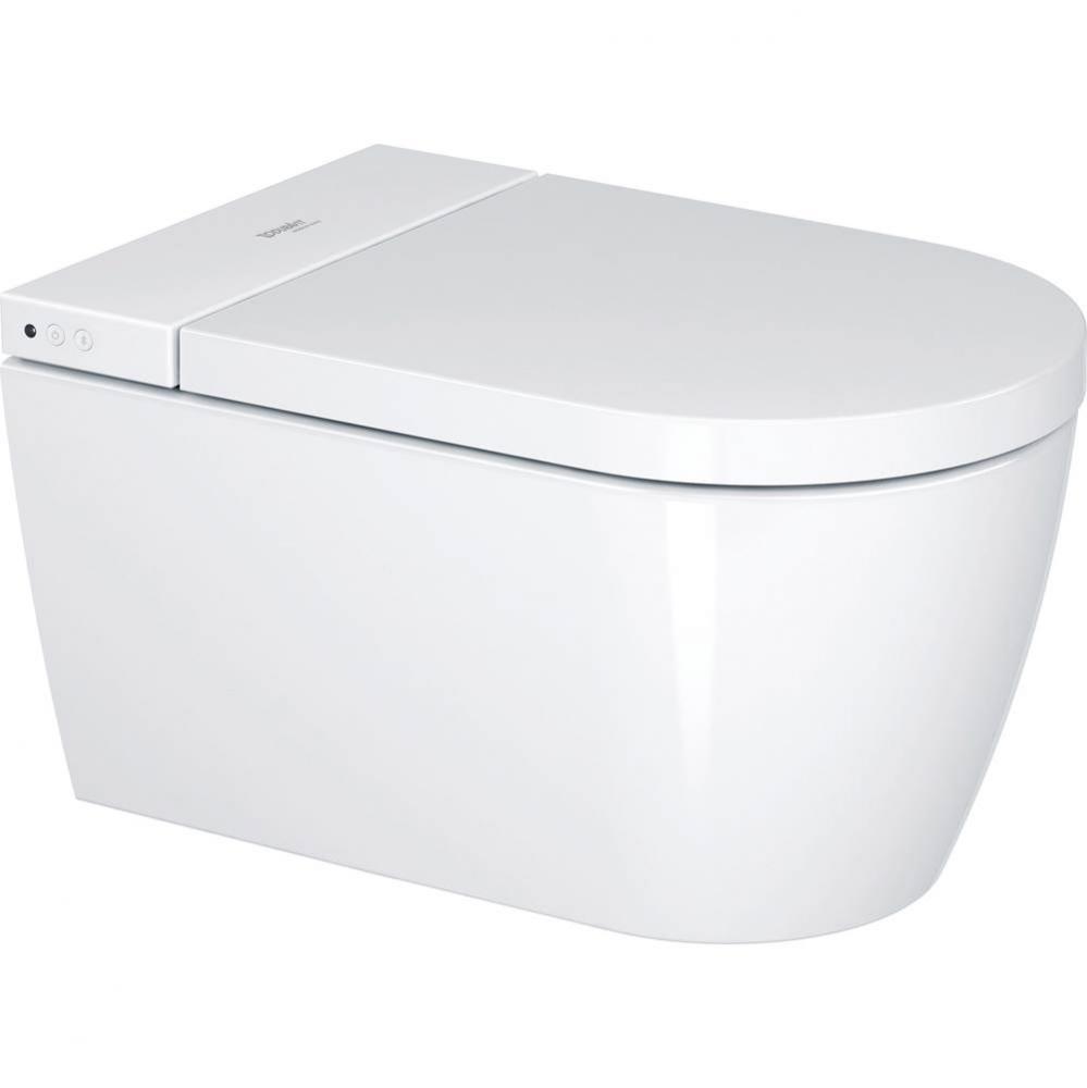 ME by Starck Wall-Mounted Toilet Bowl for Shower-Toilet Seat White with HygieneGlaze