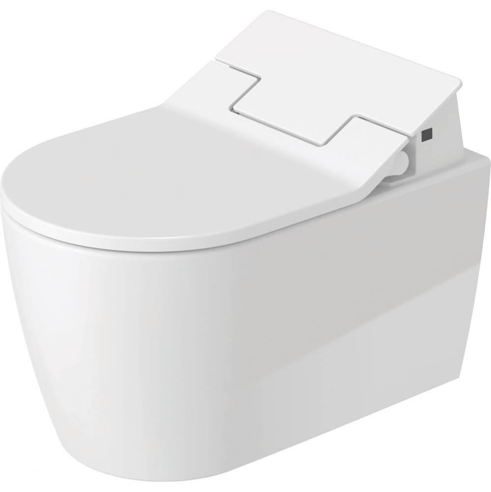 ME by Starck Wall-Mounted Toilet Bowl for Shower-Toilet Seat White with WonderGliss
