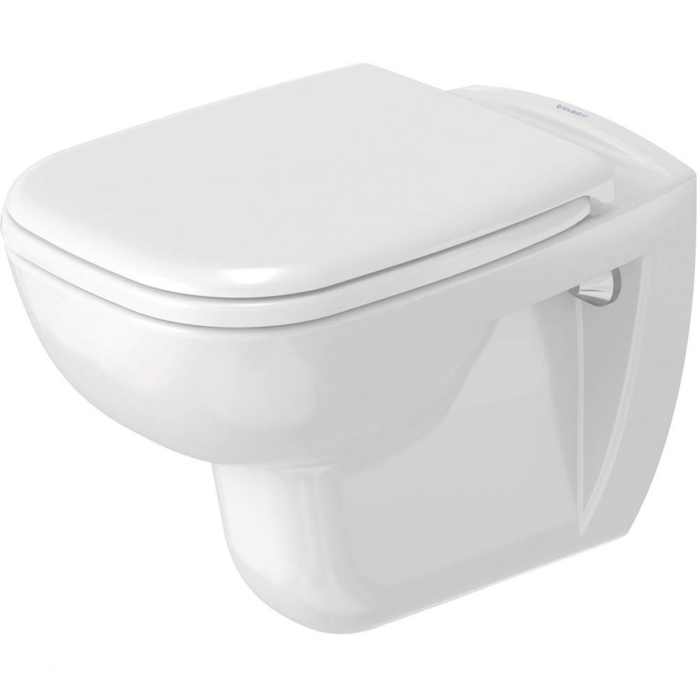 D-Code Wall-Mounted Toilet White with HygieneGlaze