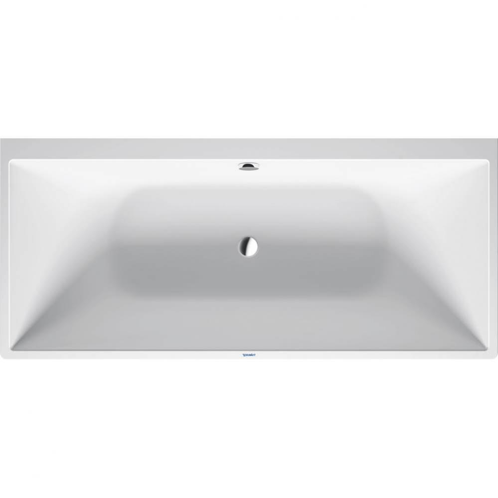 DuraSquare Back-to-Wall Bathtub White