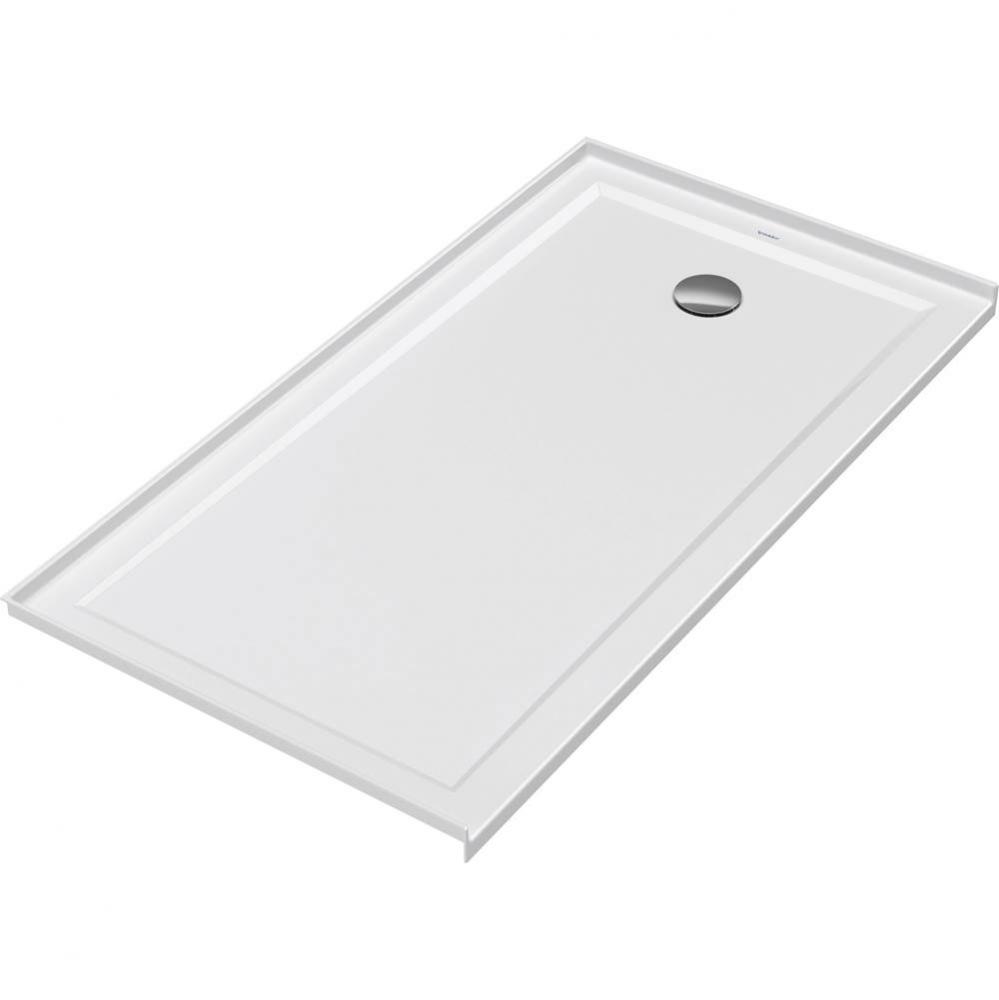 Duravit Architec 60'' x 32'' Rectangular Acrylic Single Threshold Shower Base